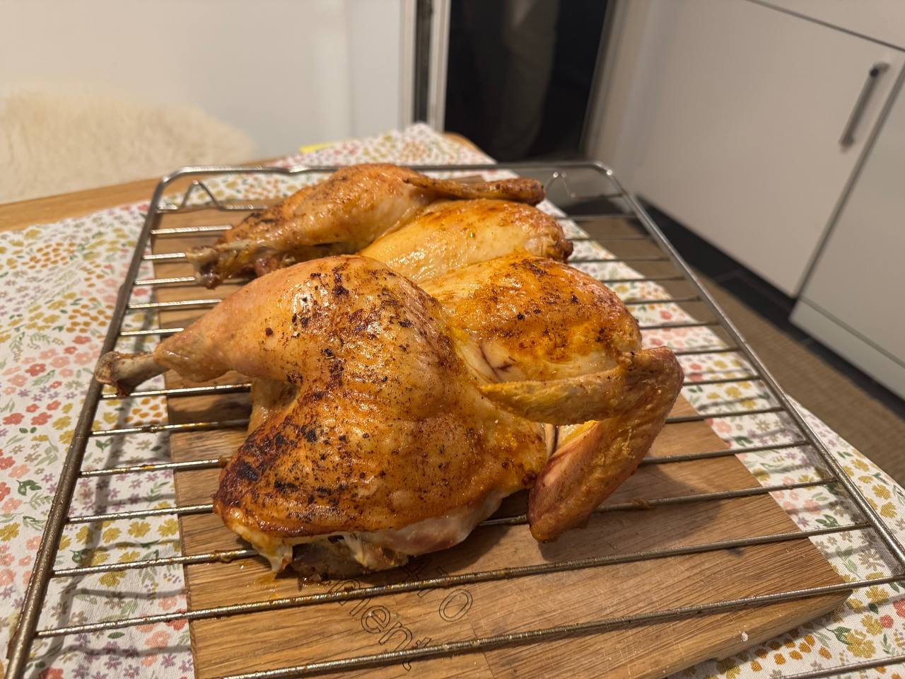 Lukas' Hähnchen frisch aus dem Ofen
